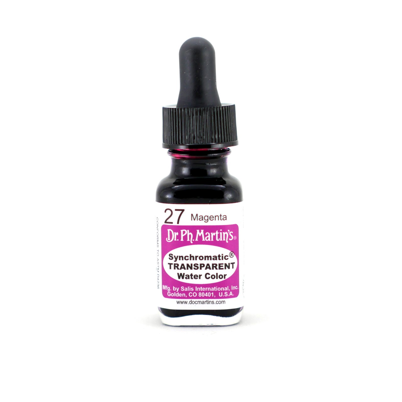 Dr. Ph. Martin's Synchromatic Transparent Watercolor, .5 oz., Magenta